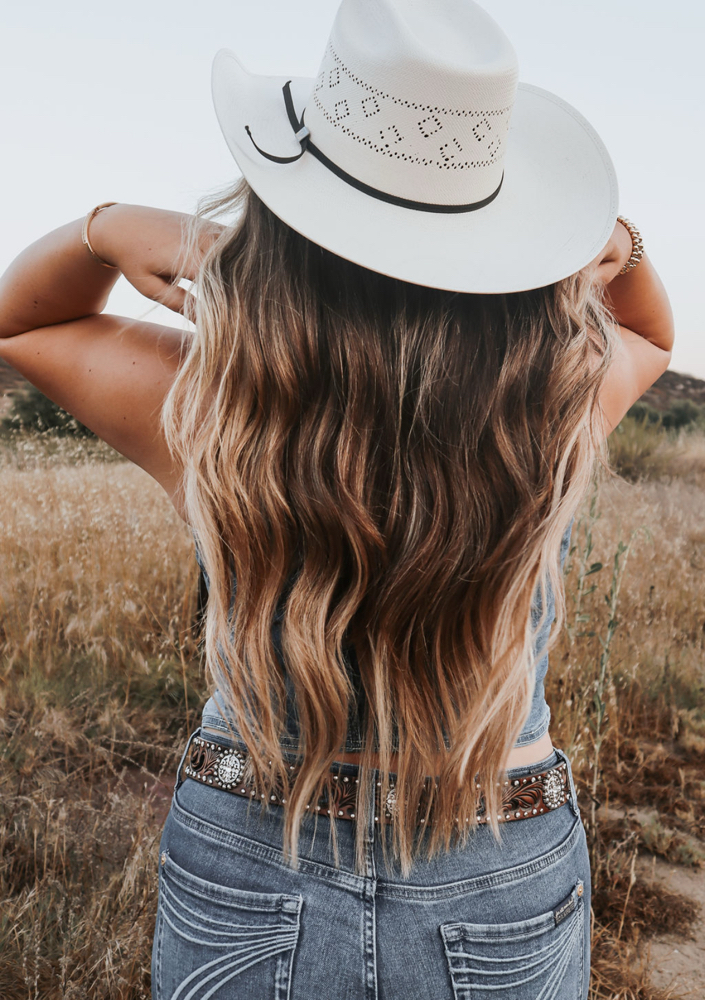 Blowout + Extensions at The Salty Saddle Salon in Vista, CA