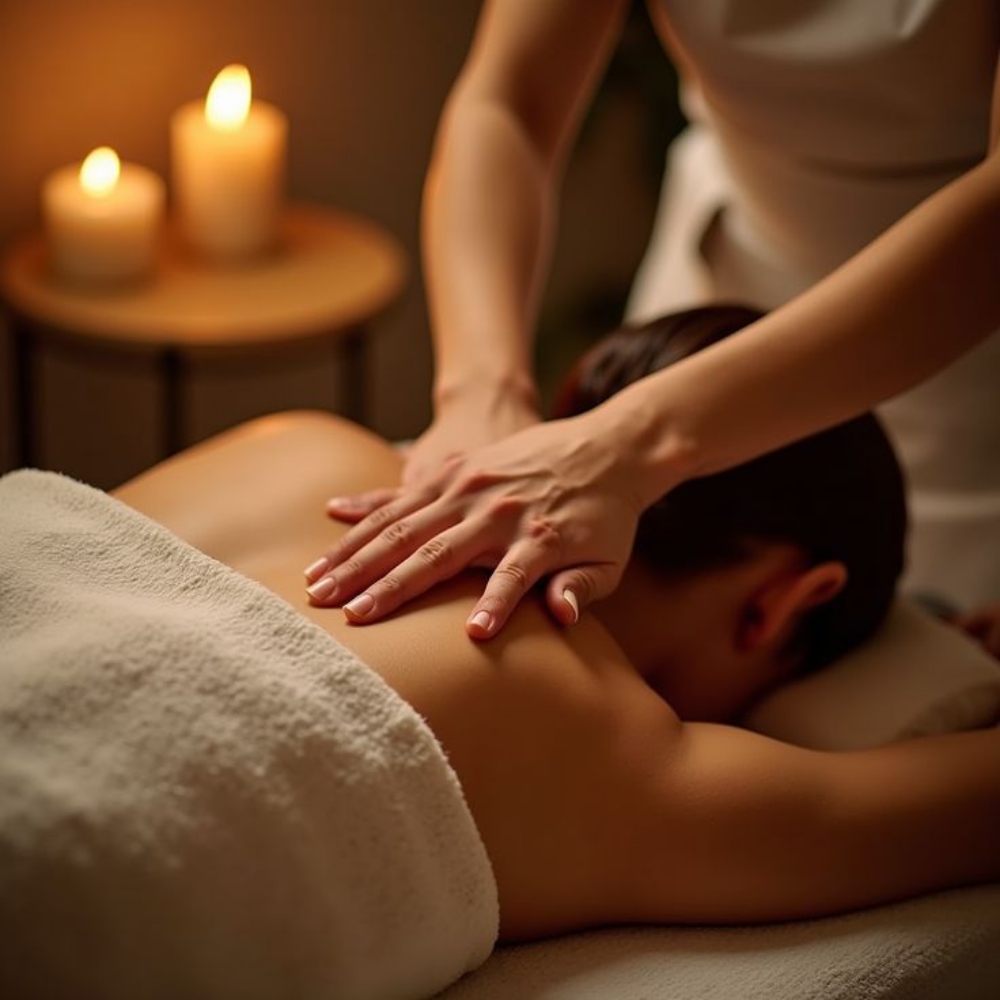 30 Min Therapeutic Massage at Halo Aesthetics Center in Harrison, NJ
