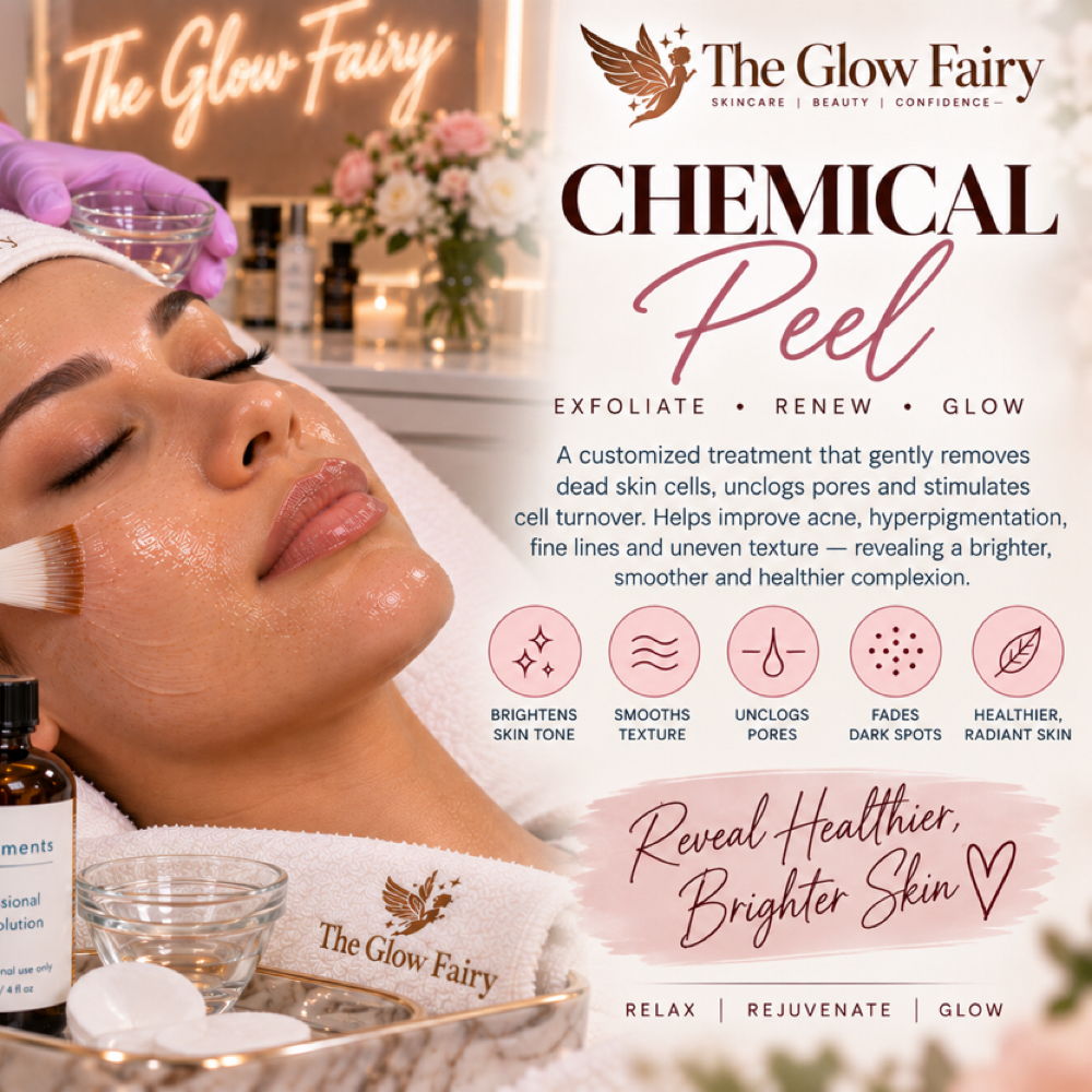 Chemical Peels at the glowfairy spa in framingham, MA