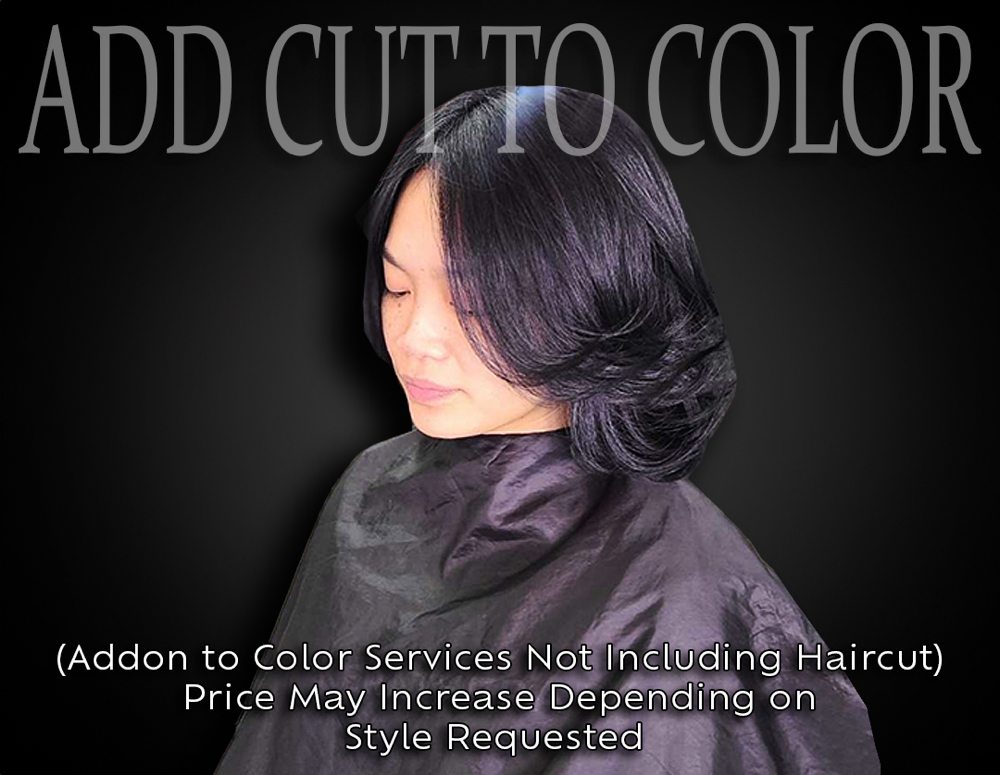 Add Cut Onto Color Service