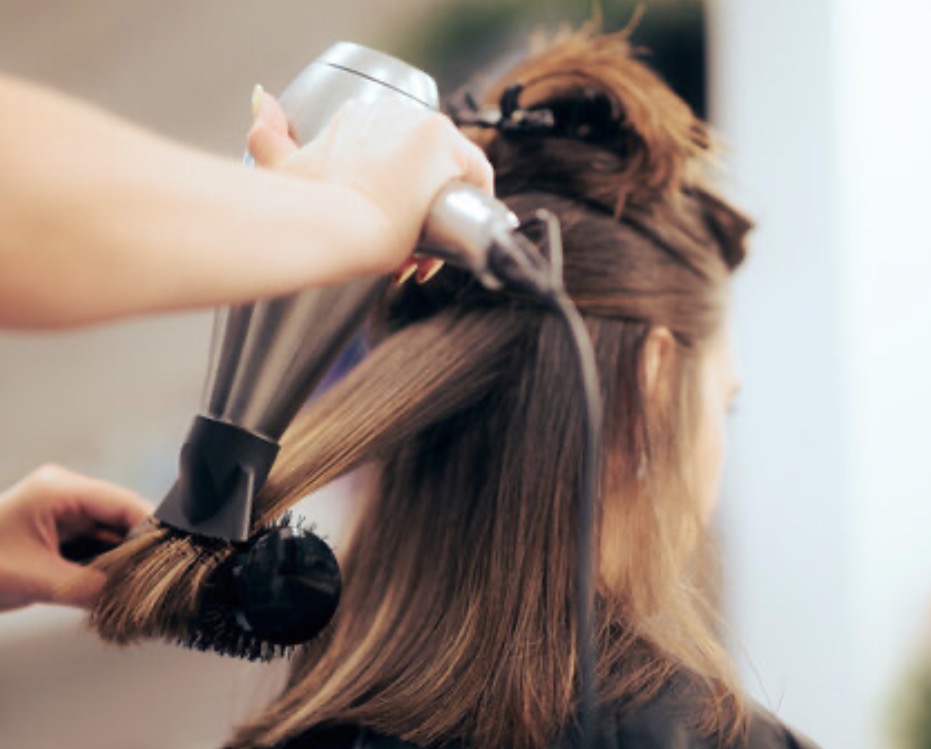 Womens Haircut, Roller Set, Blowdry