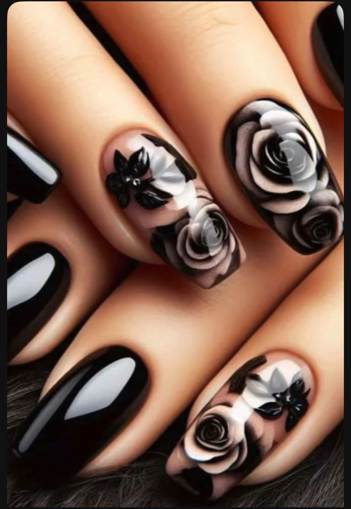 More Extrinsic Nail Art/ All Fing.