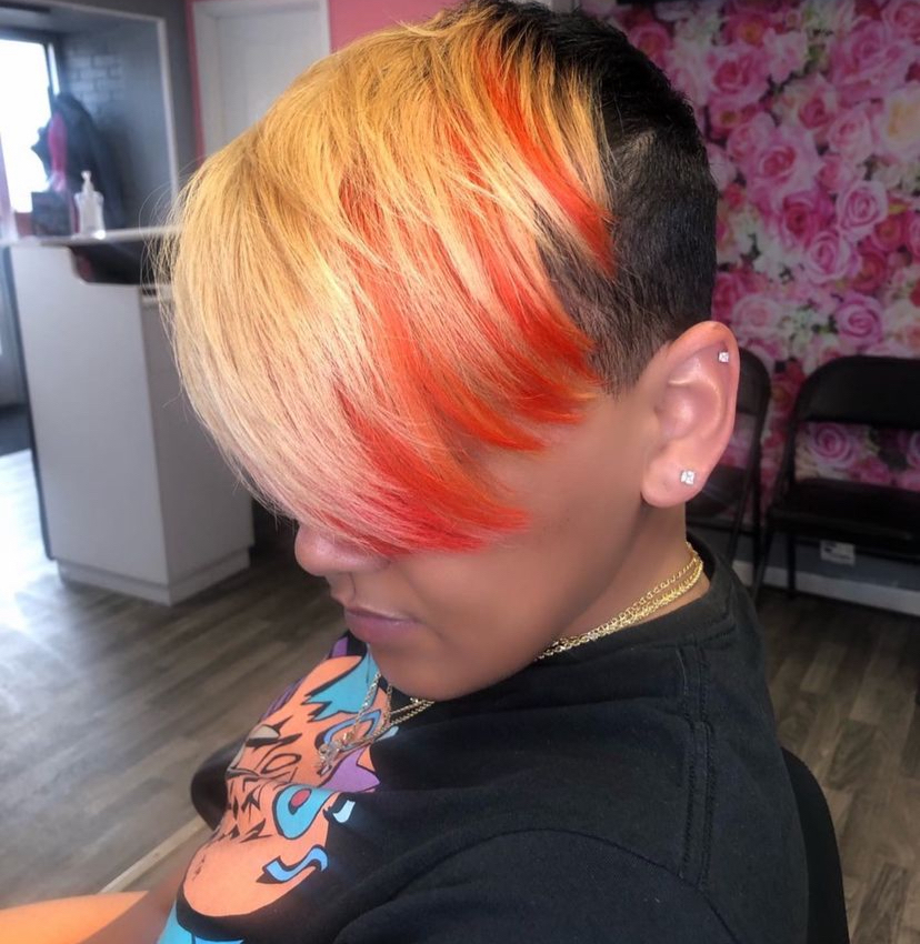 Color Accent Foils Up Top