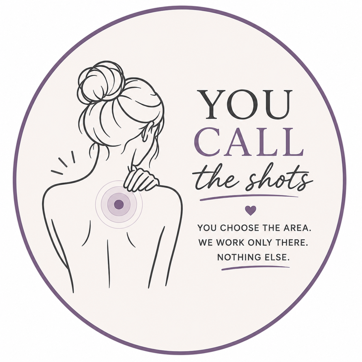 You Call The Shots at Blissful Massage Relief in Ogden, UT