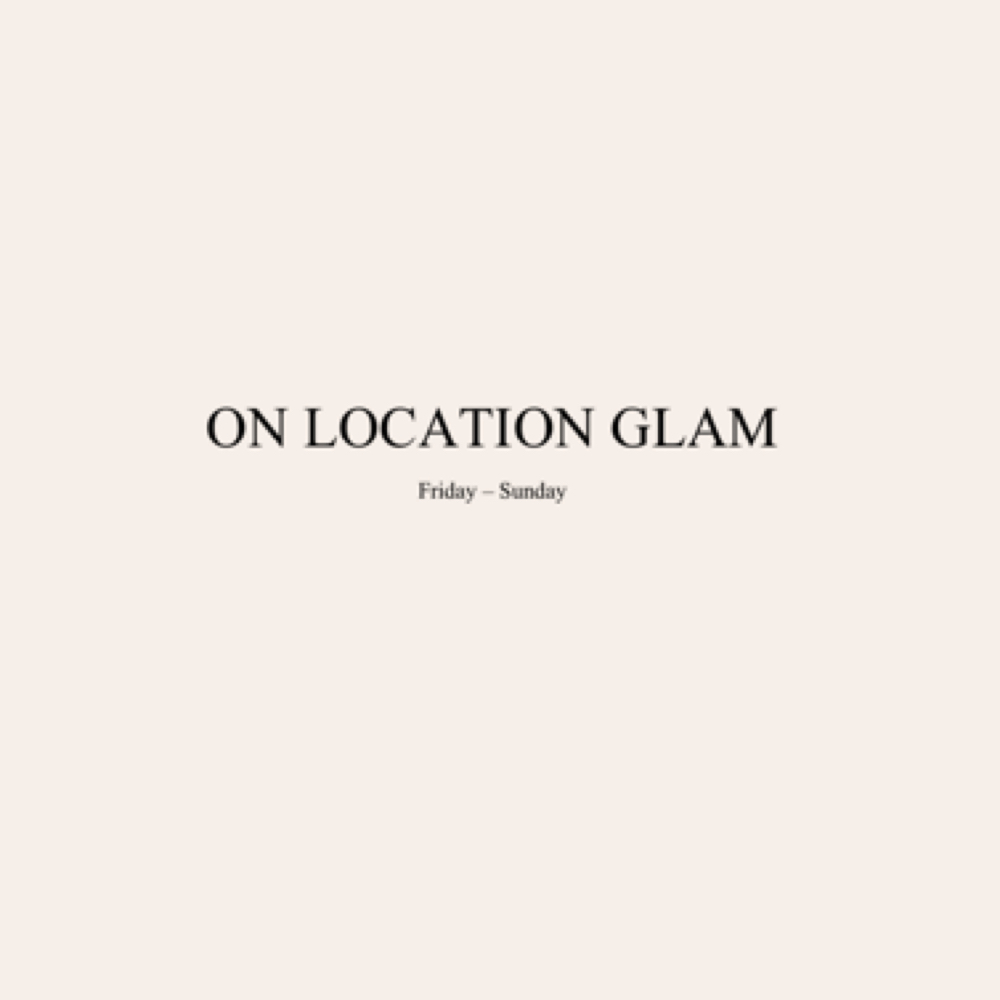 On Location Glam (Fri-Sun) at Erica Nicole in Metairie, LA