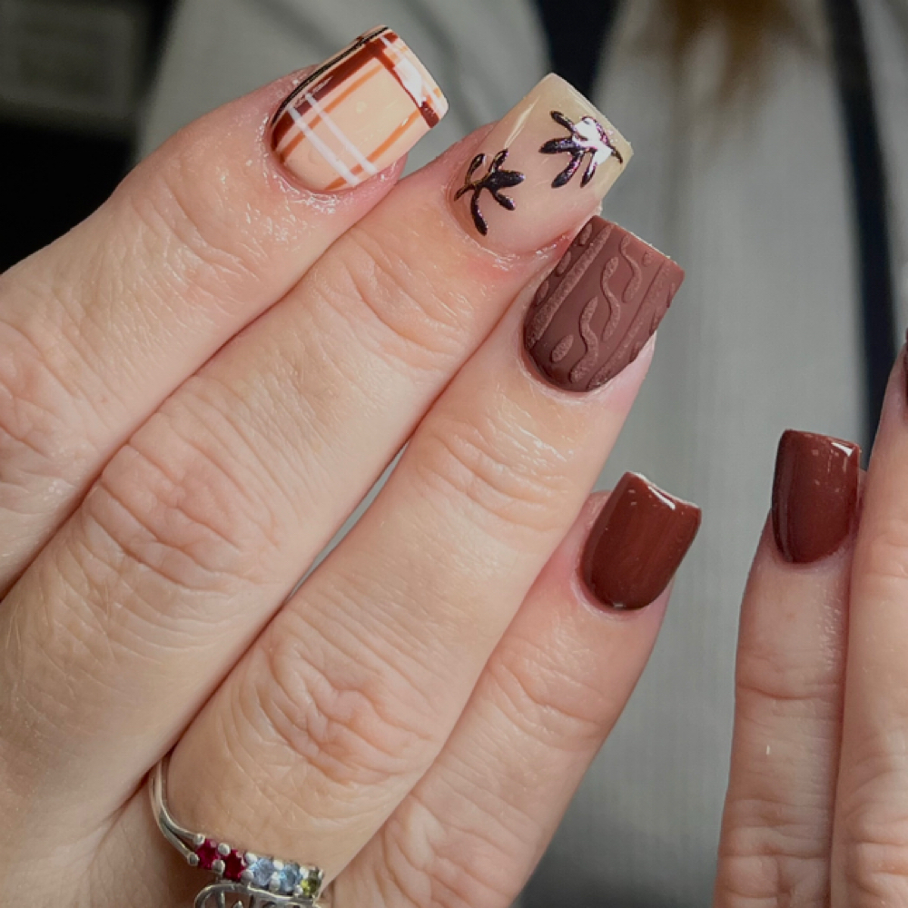 Acrylic Fill at Something To Talk About Salon in Marion, NC