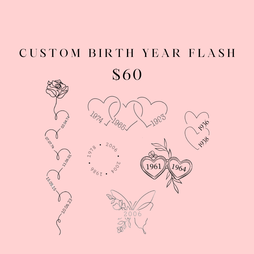 Custom Birth Year