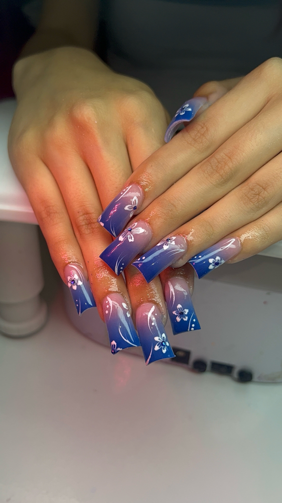 Long Acrylics at Clawedxvirii in greenville, NC