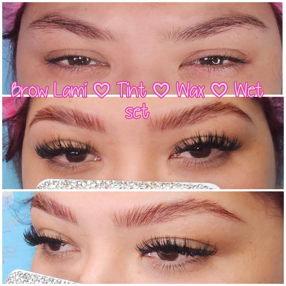 Brow Lamination & Tint at Vv's Luxury Studio in Mission, TX