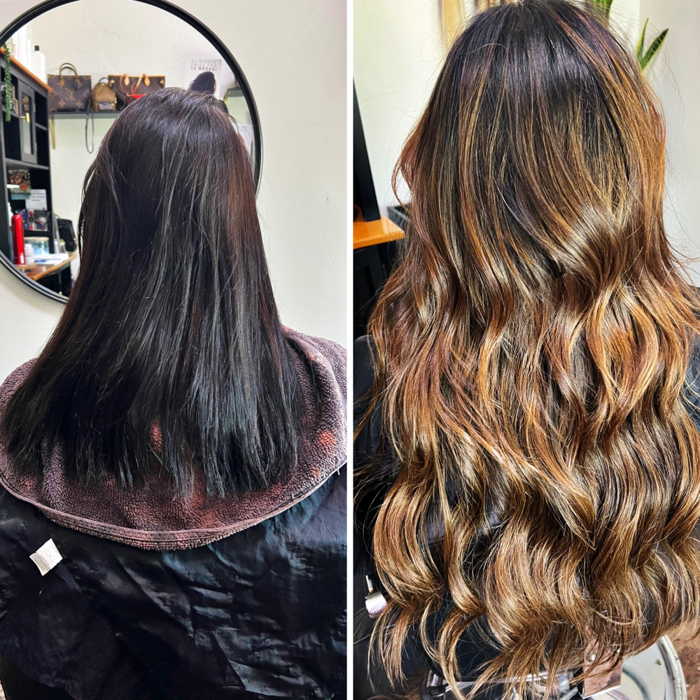 2 Row Extension Re•Application at Micah K Salon in Bakersfield, CA