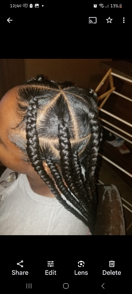 Jumbo Knotless Braids Or Box Braids at Goddess Creations By Mika, LLC in Starkville, MS