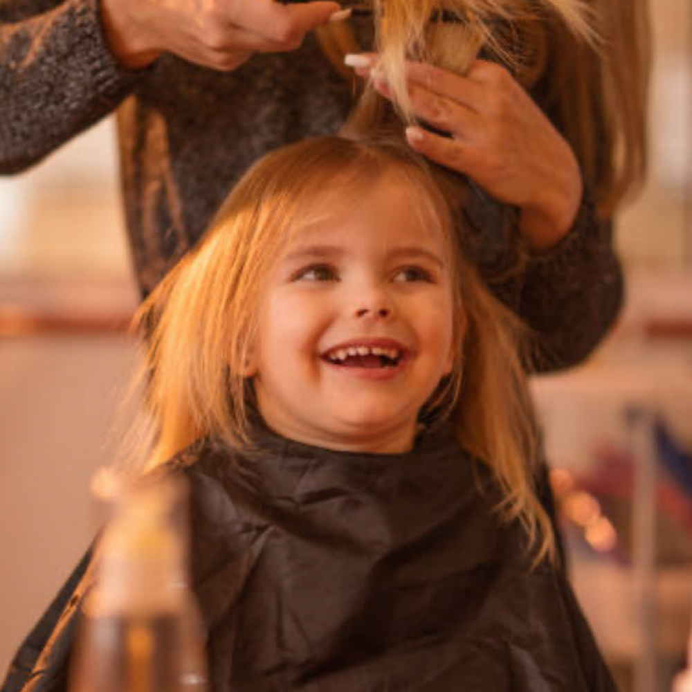 Little Princess Haircut + Blowout at JR Studio in Dearborn, MI