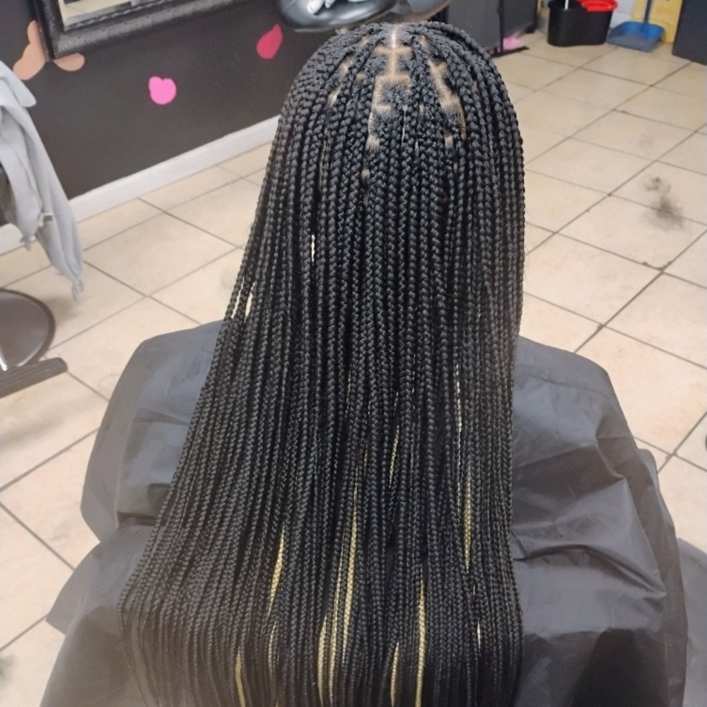 Small Knotless at Shades Of Fee Beauty Boutique in Baltimore, MD