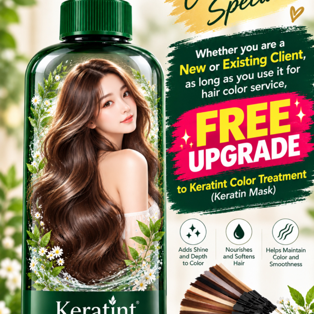 Keratint Color Treatment! at Kit Wong Hair Stylist in Arcadia, CA