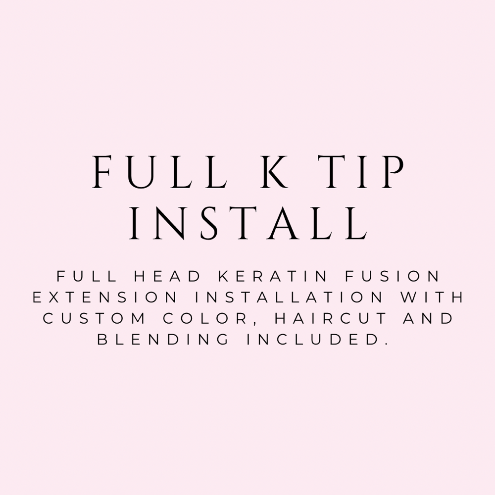 Full Head K Tip Install