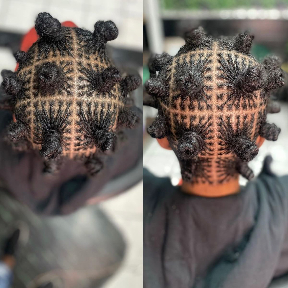 Starter Micro-Locs at Shearnanigans Salon in Fayetteville, GA