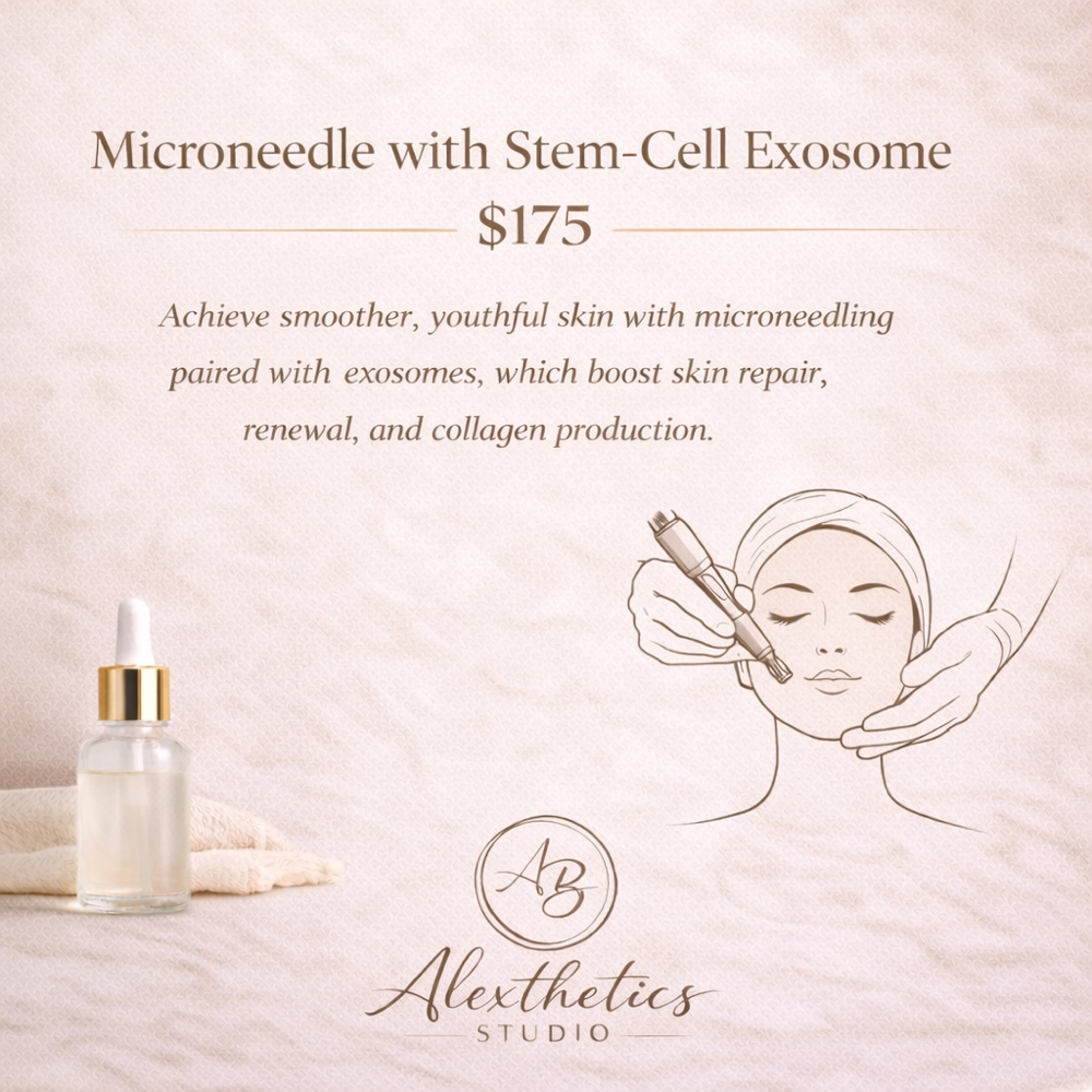 Stem-Cell Exosome SPen Microneedle at Alexthetics Beauty Studio in New York, NY