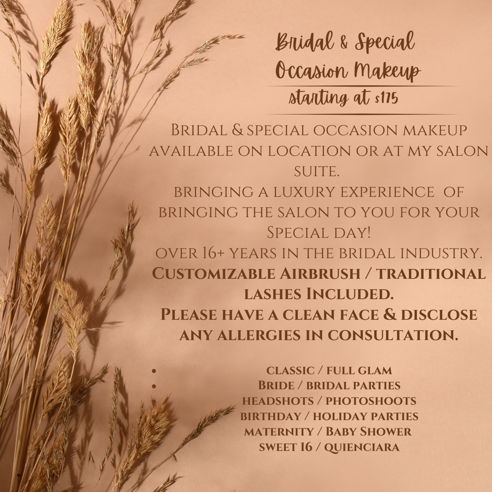 Bridal / Special Occasian Makeup