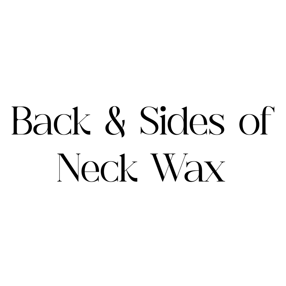 Back Of Neck/Sides Of Neck Combo