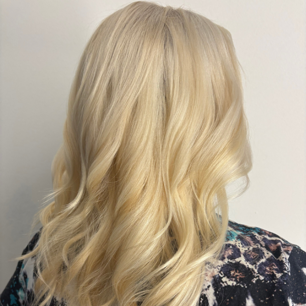 ALL OVER BLONDE (Educator Stylist) at Texture House Salon in Spring, TX