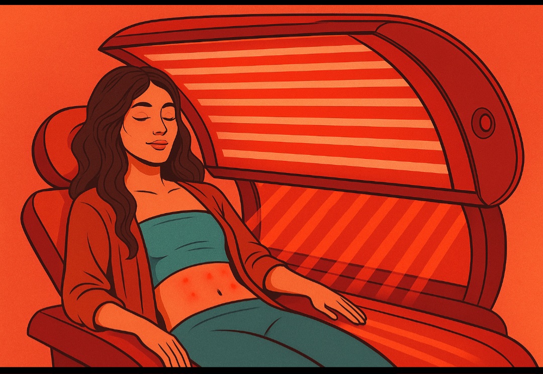 Red Light at Southern Tanz in Magnolia, AR