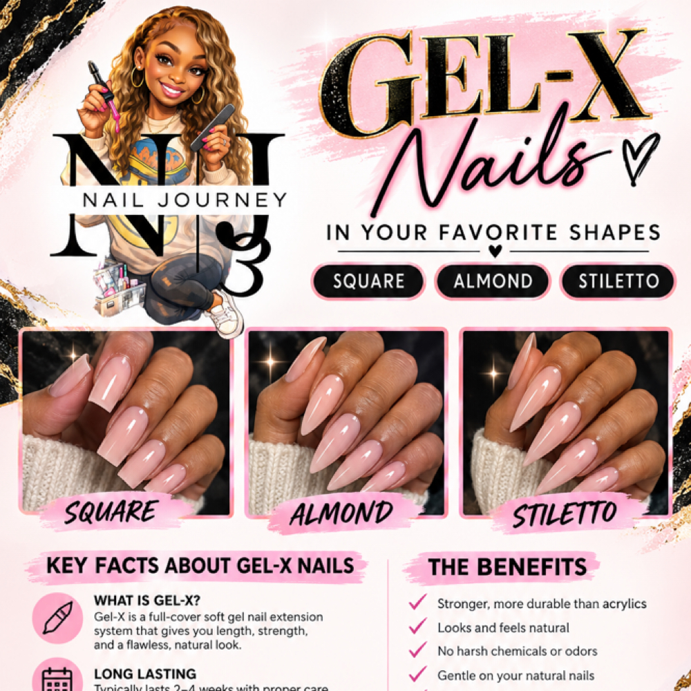 Gel-X at Nail Journey3 (NJ3) in Courtland, MS