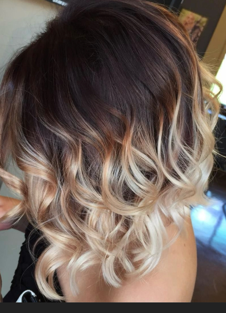 Ombre hair coloring