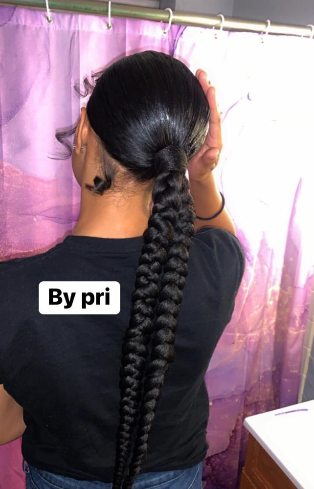 Sleek Ponytail Braid