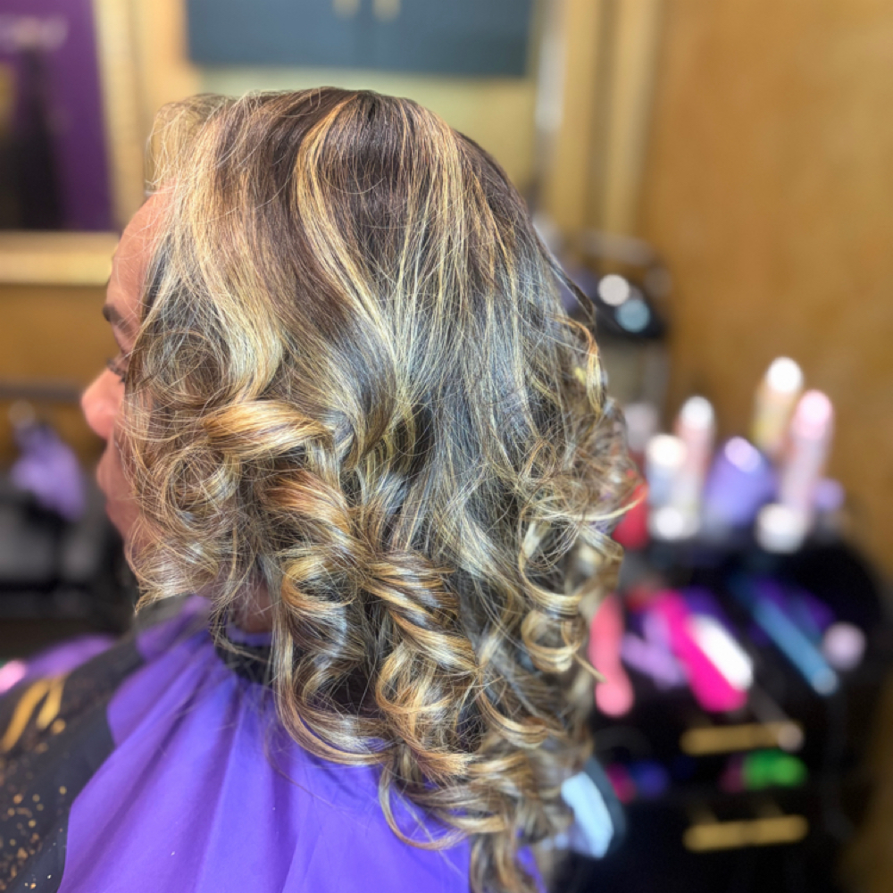 SILK PRESS at T.I.N.A. Beauty in Inglewood, CA