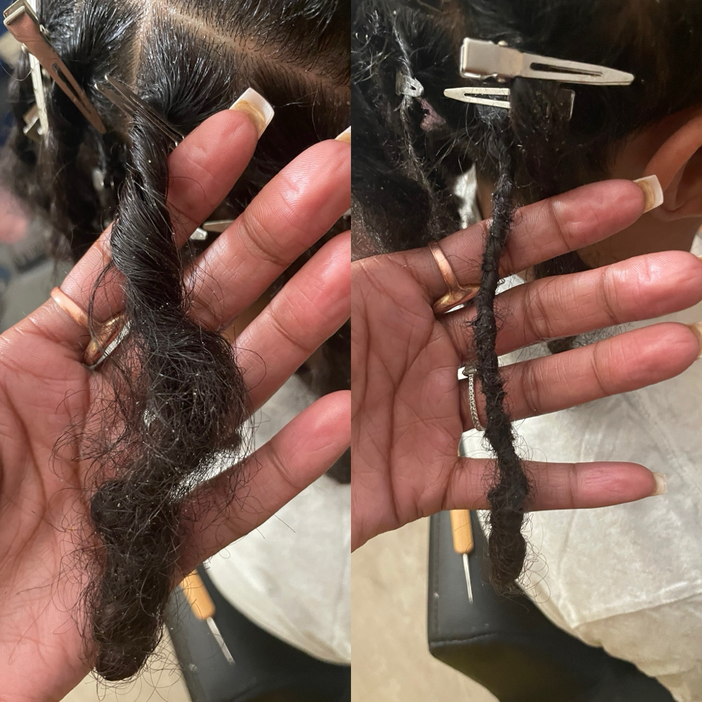 Starter locs at Mixedbeautystylez in Wethersfield, CT