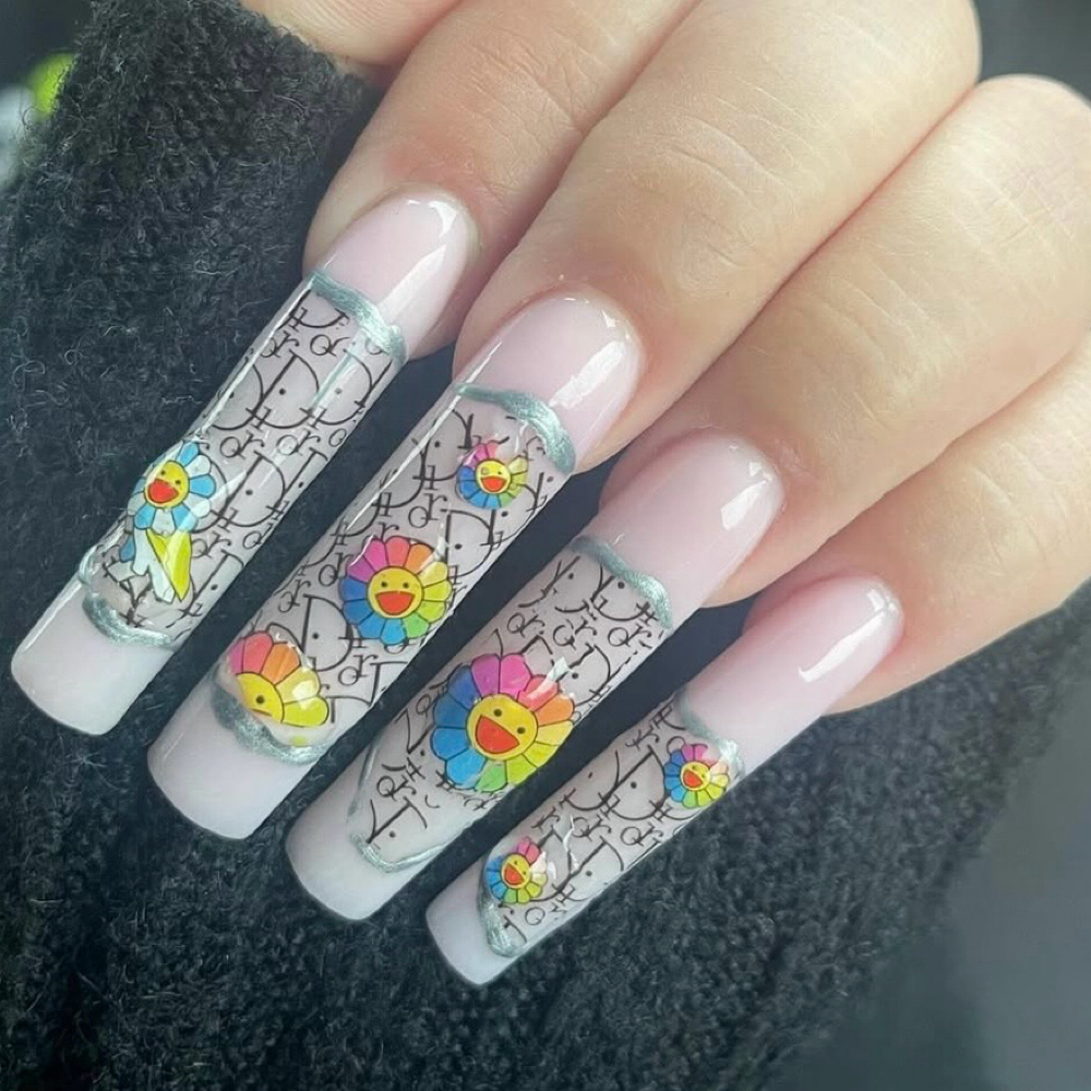 Gel X Square Sculpted (size: XL) at Garfias Nail Studio in San Gabriel, CA