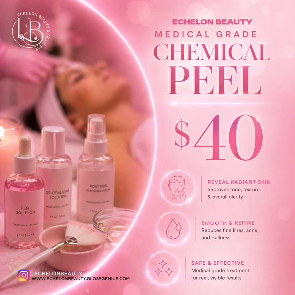 Chemical Peel Special at Echelon Beauty and Glam Bar in Dallas, TX