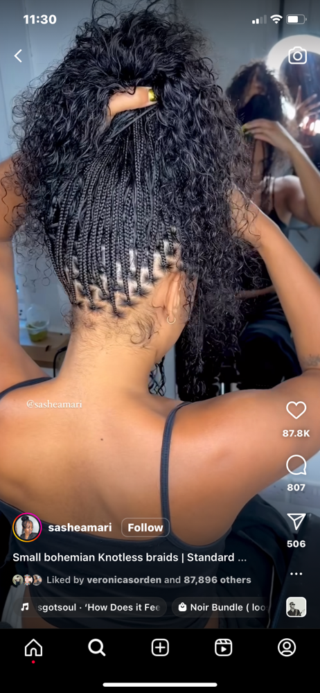 Small Knotless