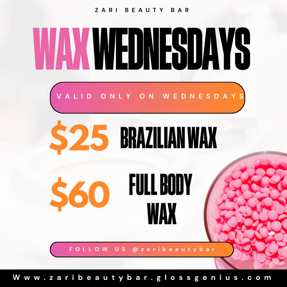 BRAZILIAN WAX { WENDESDAY ONLY }