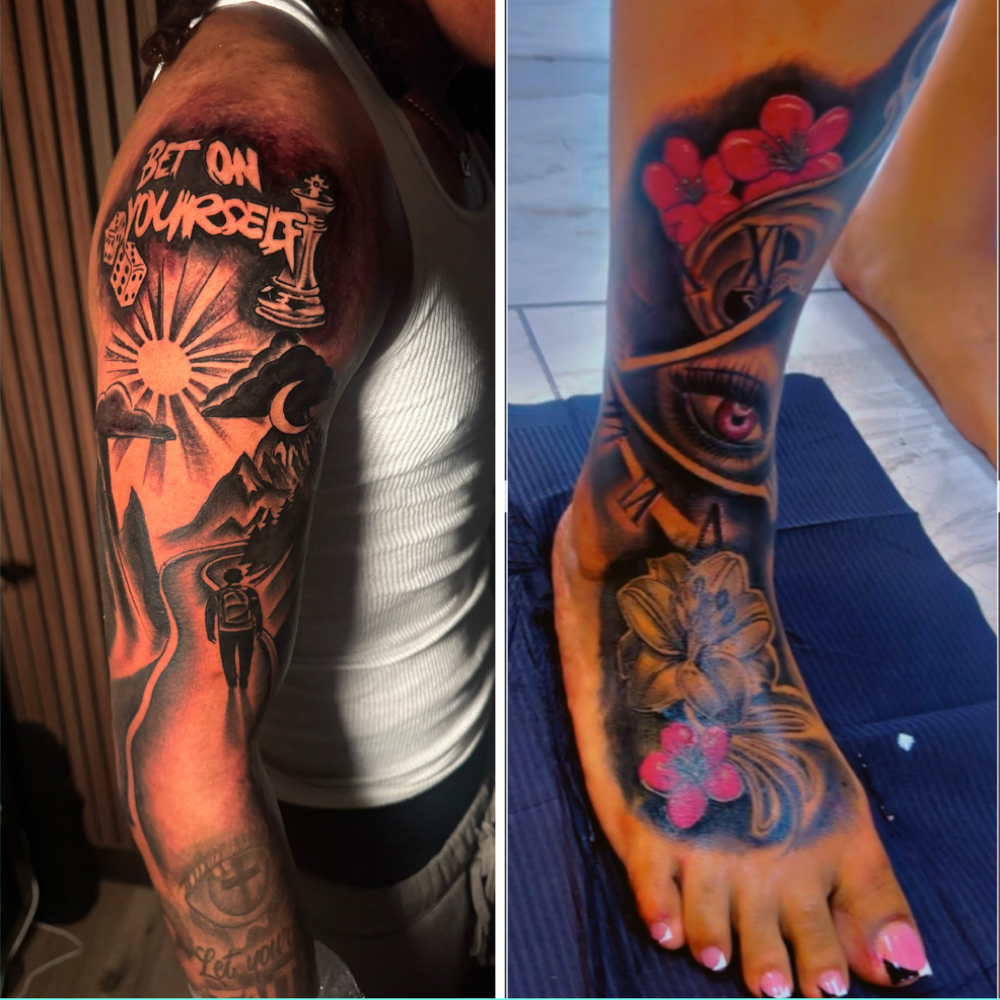 Full Day Tap Out — $600 at Tattoo Whitney Houston in Houston, TX