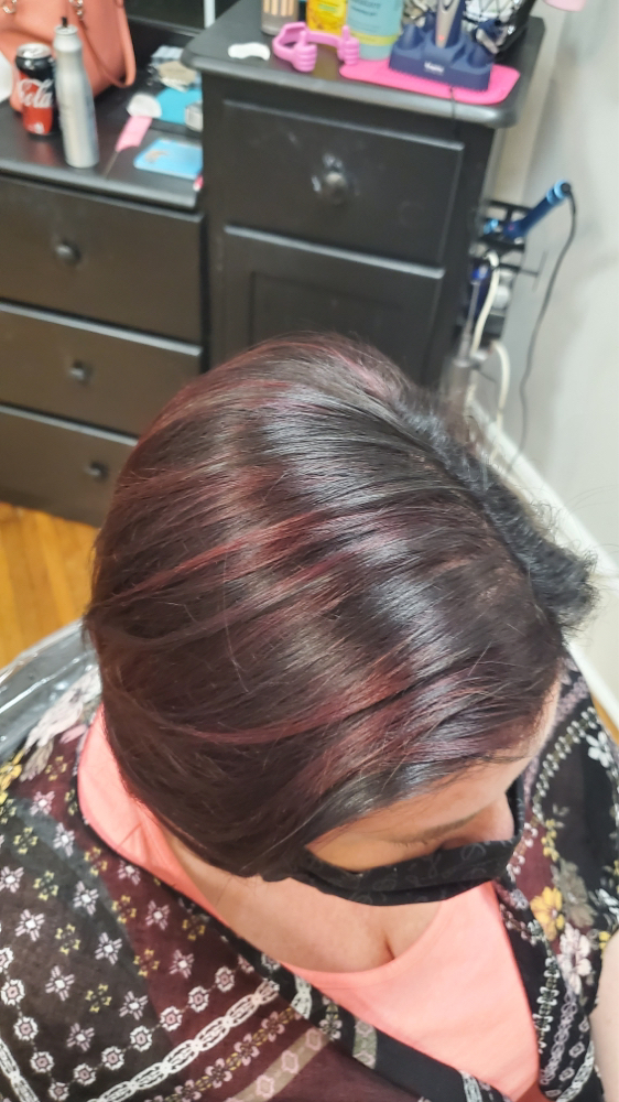 Partial Highlight/Touch Up/Blowout