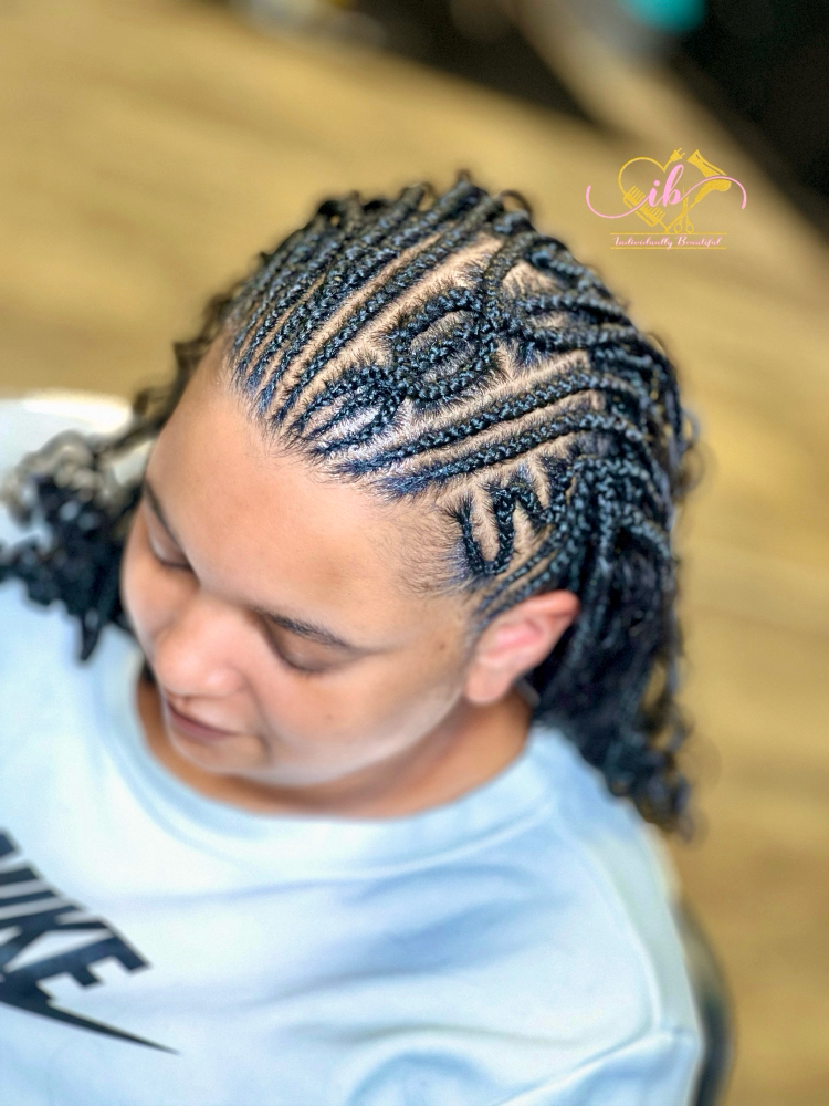 Adult Feed-Ins w/ Knotless Braids