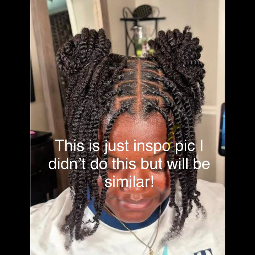 Medium Twist (kinky, Spring) Short at Jackcity  styles LLC in Waterloo, IA