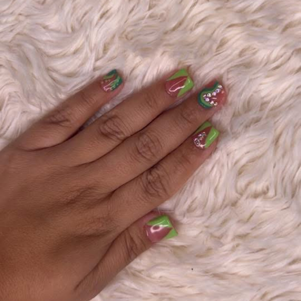 Acrylic Overlay at Central Avenue Salon in Tifton, GA