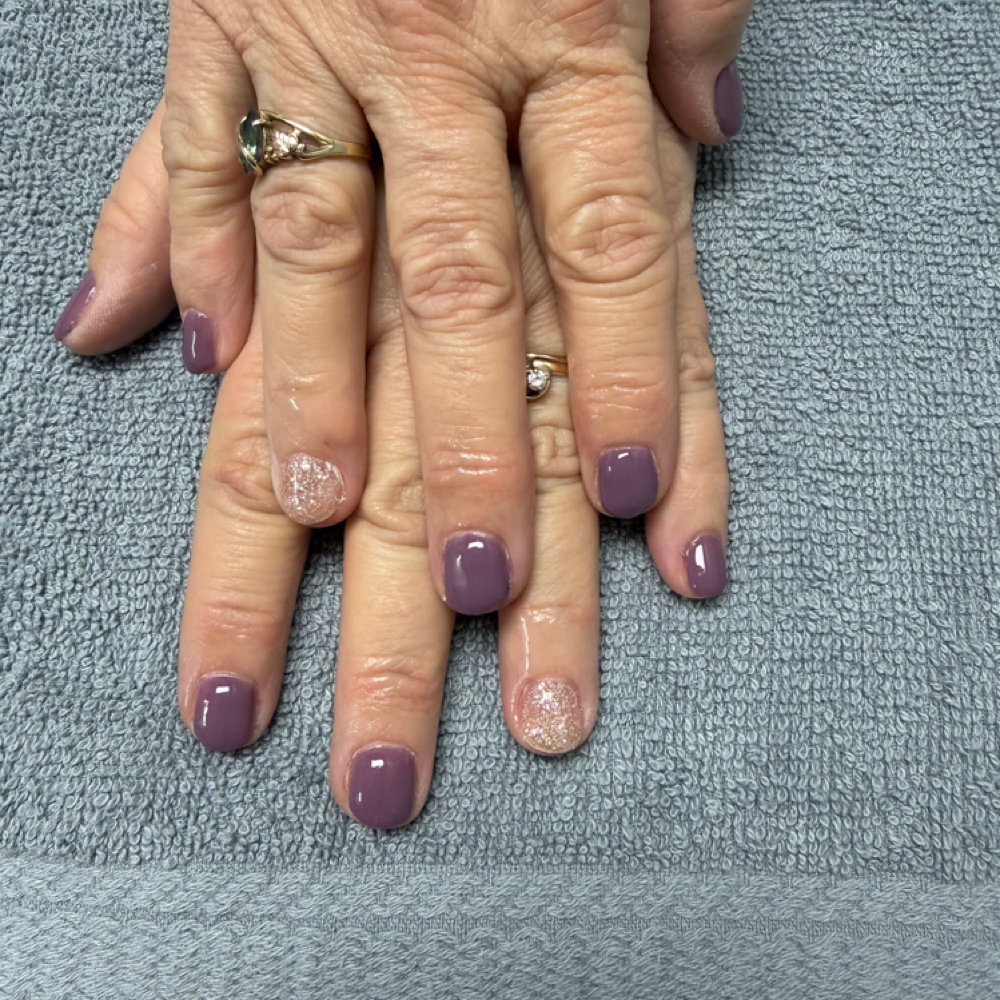 Structured Gel Mani W/ Color at Cosmetology by Alexia in Cheyenne, WY