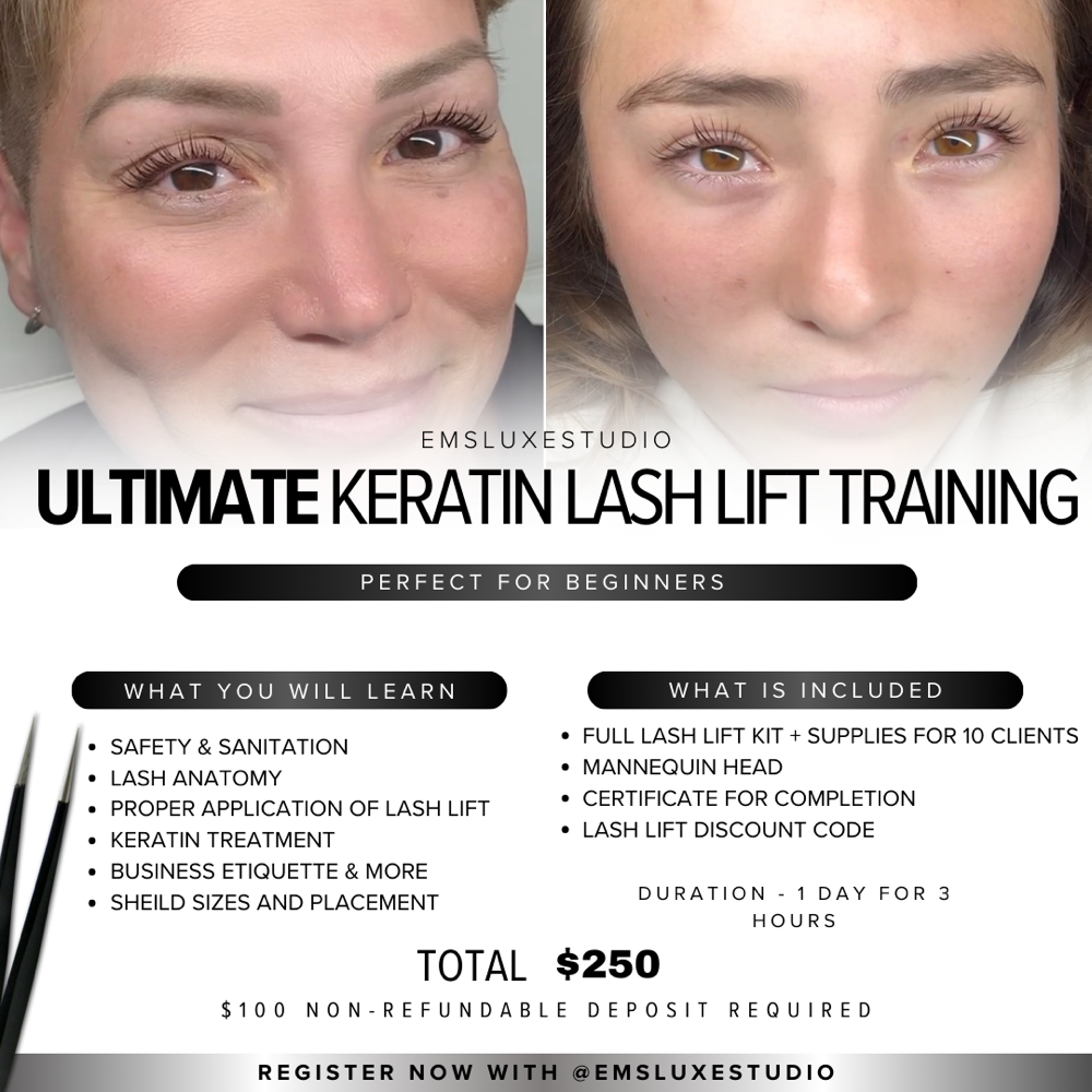 ULTAMITE KERATIN LASH LIFT COURSE
