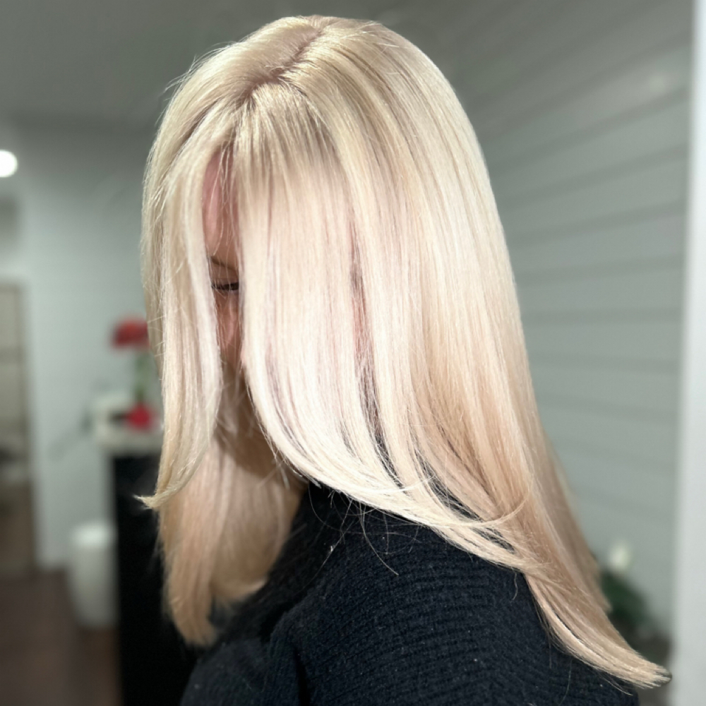 Extreme Blonde Transformation🤍🦢✨ at Hair By Emma Stalvey in Asheboro, NC