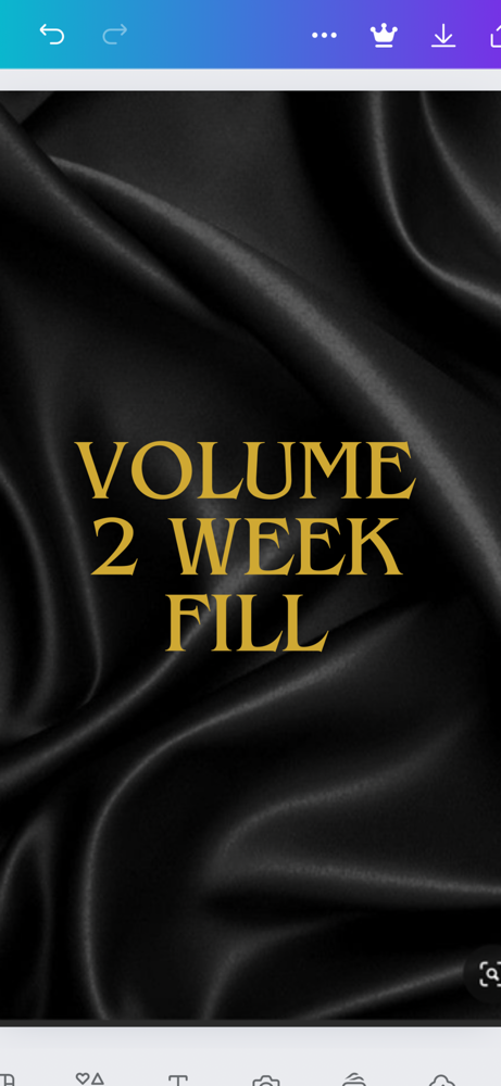 Volume 2 Week Fill