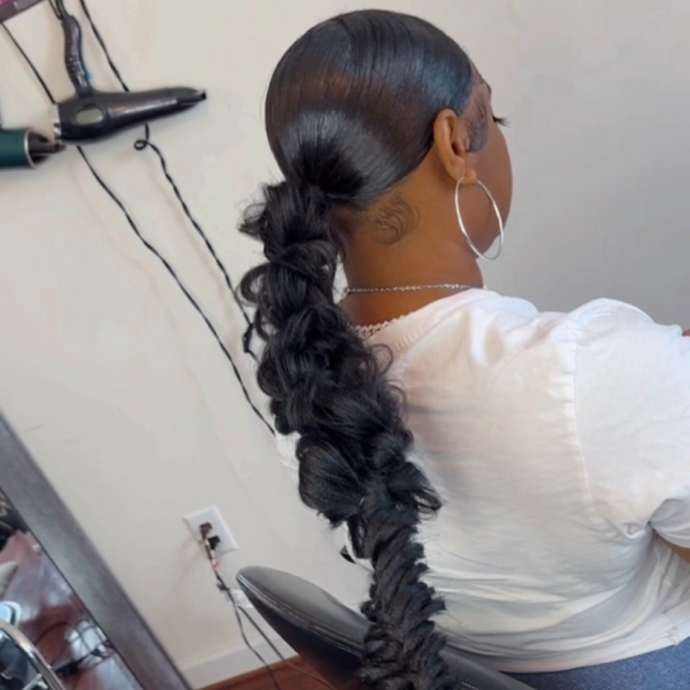 Braided Ponytail at Freedom Bound Studio in Raleigh, NC