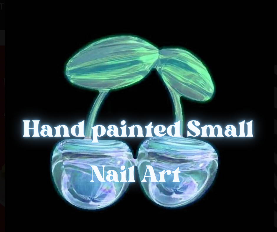 Hand Painted S Nail Art