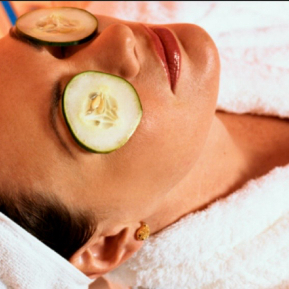 Cucumber Eye Pad Treatment Add~On at The Diamond Skin Spa in Plymouth, MA