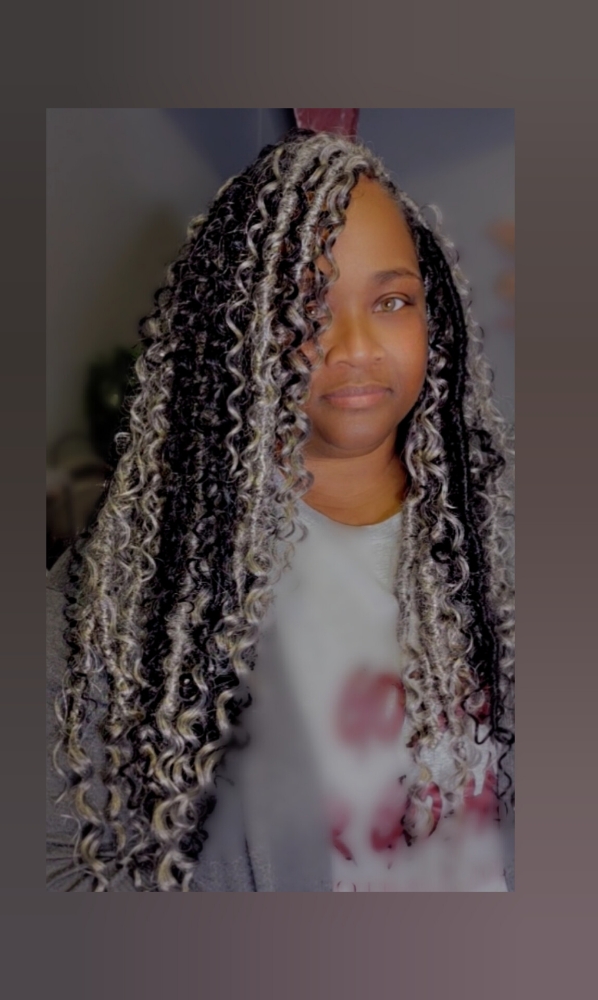 Boho locs (Lower Back) Humanhair