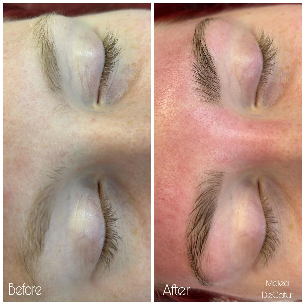 Brow Lamination And Tint