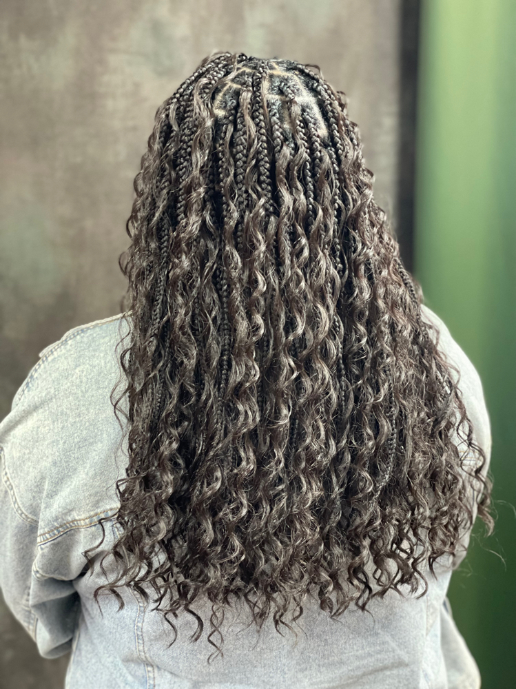 Boho Knotless Braids or Twists at Braid Beautician Jaz in Riverview, FL