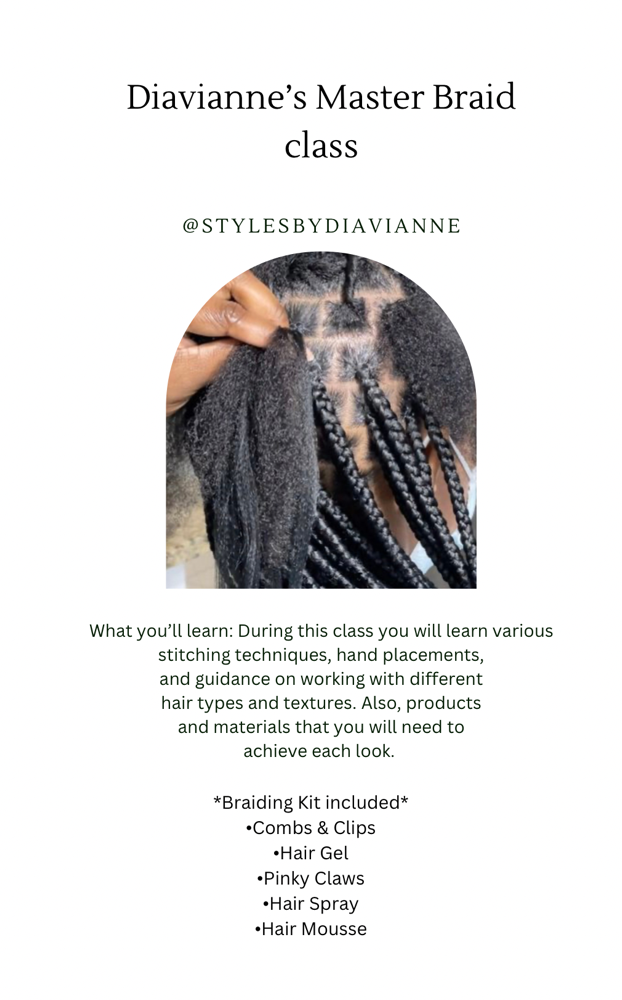 Master Braiding Course